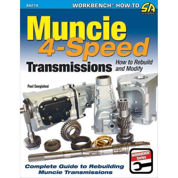 S-A Books S-A Books SABSA278 Muncie 4-Speed Transmissions How to Rebuild & Modify Book - 144 Pages Paperback SABSA278 - main